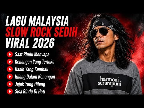 Full album slow rock Malaysia 2026 - Saat Rindu menyapa - Harmoni Serumpuni