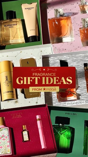Macy's on Instagram: "Looking for a gift they’ll actually love? 🎁 Fragrance sets are always a hit. For her: Gucci Beauty, Yves Saint Laurent, and Lancôme. For him: Prada, Rabanne, and Burberry. Full-size favorites and travel-ready minis available at Macy’s."