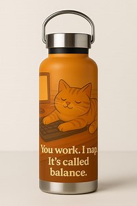 Funny Grumpy Cat Sticker | “I Can Deal With This” Orange Tabby | Printable Meme for Tumbler, Cup, Laptop - Etsy Australia