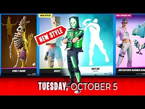 *NEW* BOXY Style & PEELY BONE returns after 340 days - October 5 Item Shop