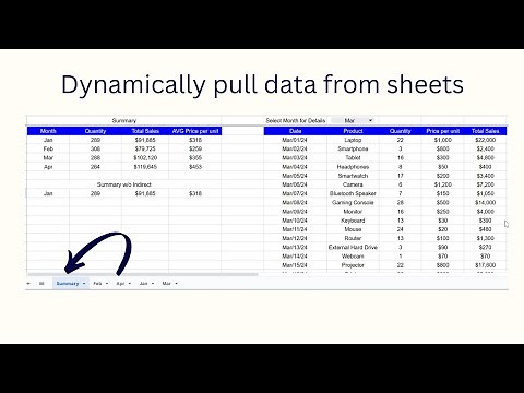 INDIRECT Function Tutorial: Easily Pull Data from Multiple Sheets!