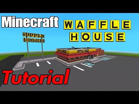 Minecraft Waffle House Tutorial With Interior