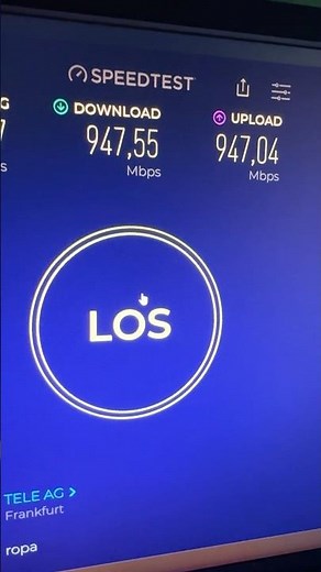 Speedtest | Glasfaser #speedtest #glasfaser