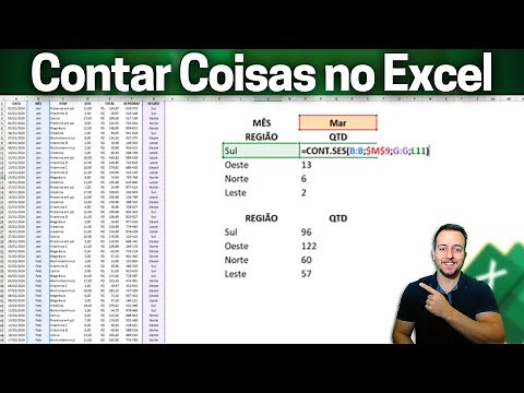 Função Cont.se e Cont.ses no Excel | Contar com Critério | Exemplo Prático Dia a Dia