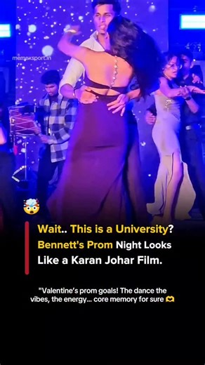 Memexsatire | Bennett University's Prom Night during Uphoria 2026 has completely dominated social media—and deservedly so. Celebrated on Valentine's Day,... | Instagram
