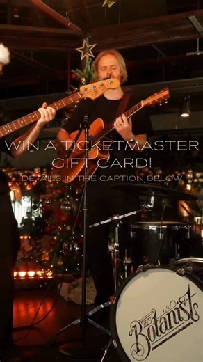 The Botanist on Instagram: "🎶 On the 3rd day of Christmas, my true love sent to me 3 House Bands! Win a £100 Ticketmaster gift card! 🎟️ Enjoy your next gig on us, thanks to our friends from @madriexcepcional 🍻 We’ll be giving 3 lucky people the chance to win a £100 Ticketmaster gift card. To enter: 💚 Follow @thebotanistuk 💚 Like this post 💚 Tag your gig buddy Competition ends 30th December, 12PM. 3 winners will be randomly selected via the comments and announced on 2nd January. The prize i