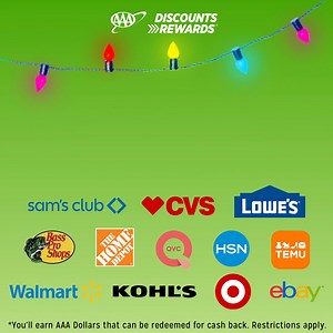 118 reactions · 16 shares | Make this holiday season even merrier with big savings + earn cash back shopping their favorite brands with AAA. | AAA The Auto Club Group | Facebook