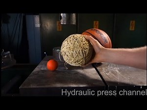 Crushing balls with hydraulic press VOL 1.