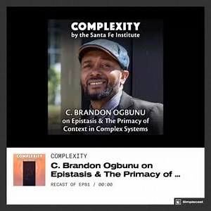 New episode of Complexity Podcast: https://complexity.simplecast.com/episodes/81 Context is king: whether in language, ecology, culture, history, economics, or chemistry. One of the core teachings of complexity science is that nothing exists in isolation — especially when it comes to systems in which learning, memory, or emergent behaviors play a part. Even though this (paradoxically) limits the universality of scientific claims, it also lets us draw analogies between the context-dependency of o