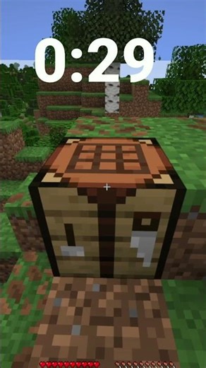 DAY 1 OF PLAYING MINECRAFT 1 MINUTE PER DAY! #shorts #minecraft