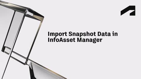 Create a database and transfer data - Import snapshot data in InfoAsset Manager | Autodesk