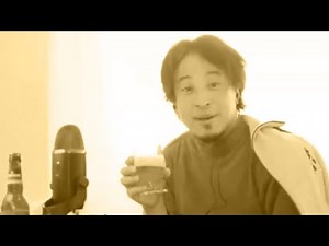 ライブ配信中に粉雪を歌うひろゆき