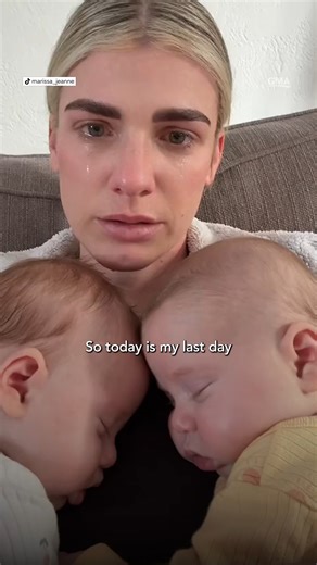 10M views · 105K reactions | This mom's emotional post holding her twins on her last day of maternity leave highlights the pressures on American moms. https://abcnews.link/RvTRIfI | Good Morning America | Facebook