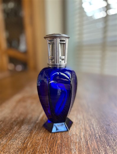 Lampe Berger Royal Blue Catalytic Oil Lamp | Home Fragrance Diffuser | Elegant Blue Glass Scented Lamp | Air Purifying Aromatherapy Gift - Etsy