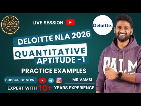 DeloitteNLA2026#Numerical Ability | Most Expected Questions #Previousyearquestions | One Shot