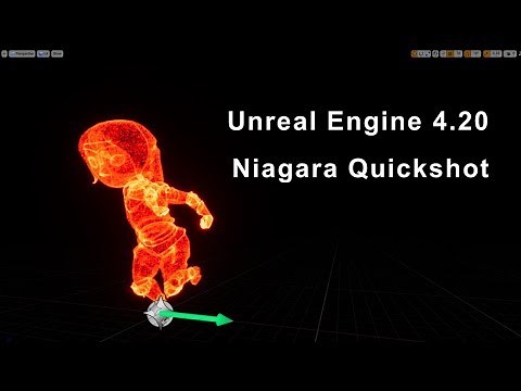 【UE4】Make Skeletal Mesh Morph Effect in Niagara(With Animation Sequence) ​