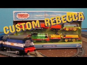 Thomas and Friends trackmaster 4-engine pack and Custom Rebecca
