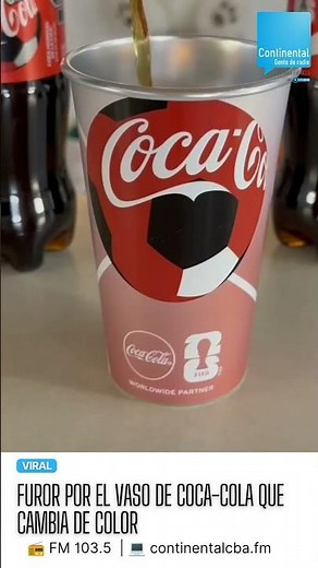 El vaso viral del Mundial que cambia de color