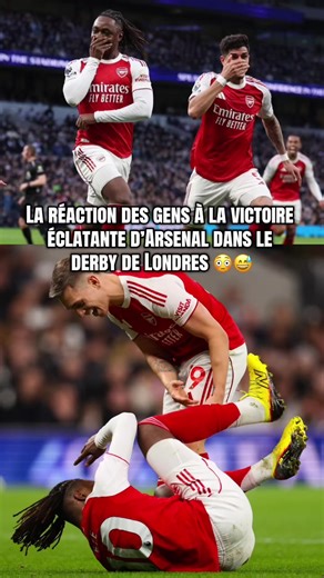 Arsenal triomphe contre Tottenham : réactions incroyables !