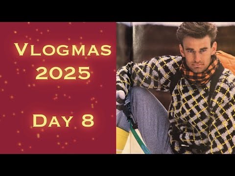 Vlogmas Day 8 - vintage knitting magazines from the 80's