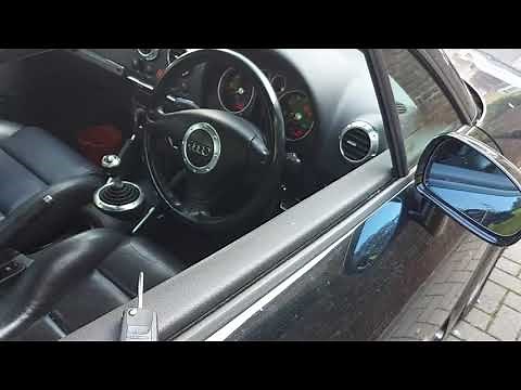 How to program Audi TT 2 remote keys ( manual procedure) Master key + spare fob / Procedura manuala