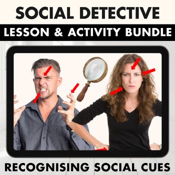 Social Skills Detective Bundle | Body Language, Social Cues, Lesson & Activities