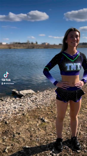 Rebel Athletic Cheer Really blew this look out of the water! We ABSOLUTELY love Rebel and their quality uniforms that constantly meet our budget!💚💜 Here is our 2024-2026 All-Star Elite uniform🌟 | TNT Cheer