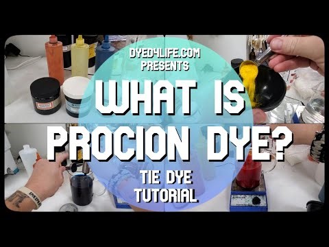 What is Procion Dye? Dye Mixing Tutorial. What is finer reactive dye? How to mix dye for tie dye