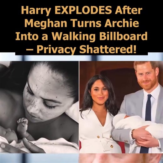 Furious Harry! Meghan Sparks Outrage After Using Archie as a Walking Billboard #meghanmarkle #princeharry #royalfamilydrama | Beatrice Brock
