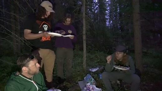 We snuck into the woods to stealth camp… then police arrived
