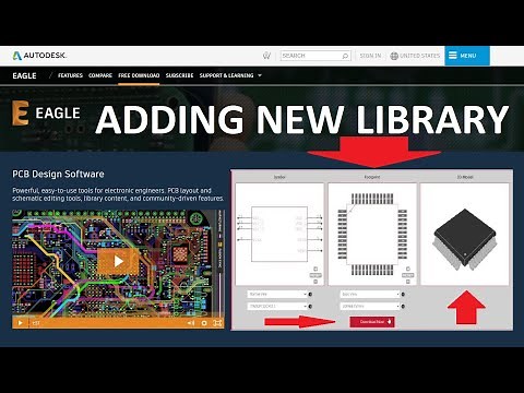 How to add library in Autodesk Eagle Step by Step