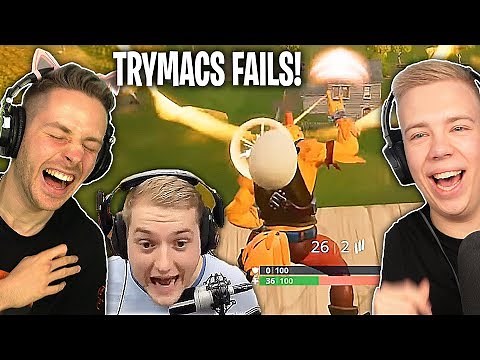 DON'T Laugh: TRYMACS Fortnite Fails! With AviveHD