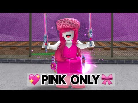 Roblox Murder Mystery 2, BUT ITS ALL PINK!