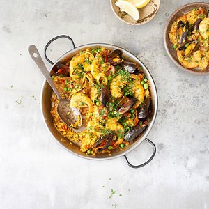 Want to make NEXT LEVEL paella? We've got you covered 🦐 https://www.bbcgoodfood.com/howto/guide/how-make-next-level-paella | Good Food