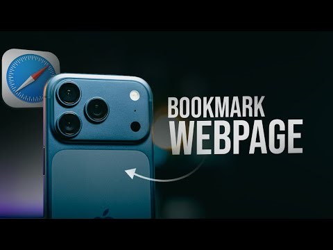 How to Bookmark a Webpage on iPhone (tutorial)