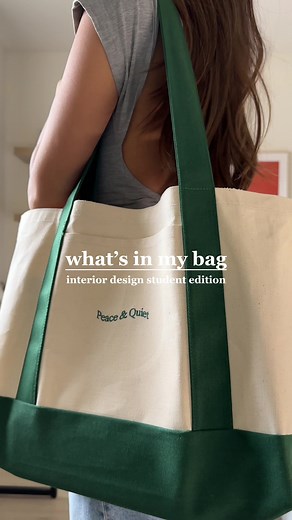 What's In My Bag as an Interior Design Student