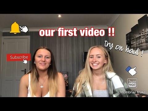 Our first video! Try on haul x