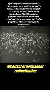 Joseph Goebbels, architect of fanaticism #ww2 #ww2history