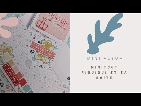 Tuto mini album pour débutant avec très peu de matériel