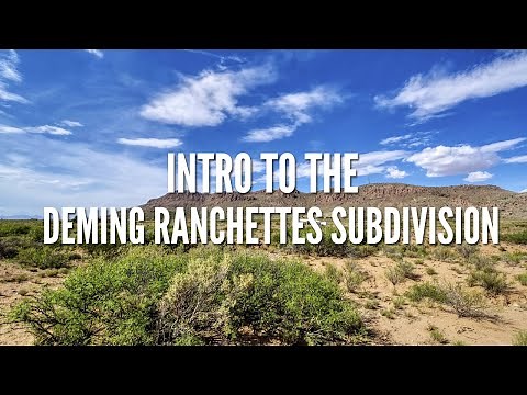 New Mexico Land For Sale: Deming Ranchettes In Luna County