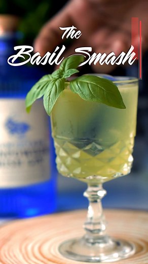 How to Make a Refreshing Basil Smash Cocktail