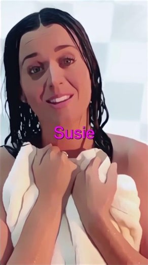 Katy Perry showered with Susie (Katy Perry) #shorts