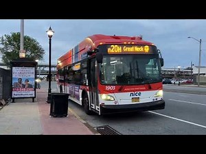 NICE Bus: 2015 New Flyer XN40 1903 n20H with bus operator asking “what precinct are you working?”