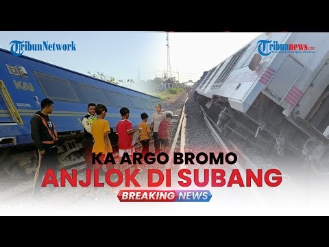 🔴LIVE: KA Argo Bromo Anggrek Anjlok di Subang, Jalur Cikampek-Cirebon Terganggu