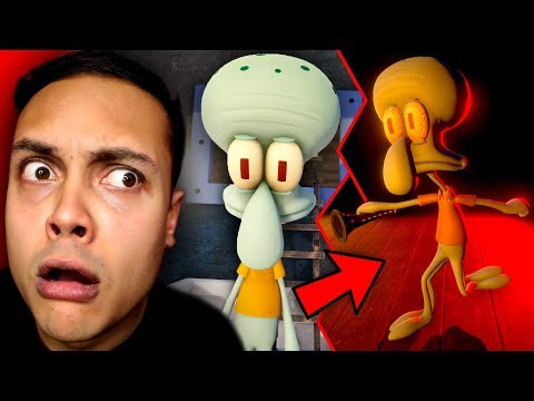 this Squidward HORROR game is CONFUSING