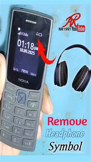 How to Remove Headphone Icon from Nokia TA 1578 Keypad Phone | No Sound on Nokia Mobile #shorts
