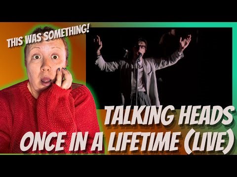 Talking Heads - Once In A Lifetime FIRST TIME REACTION! Mind Blown!