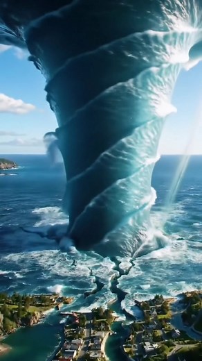 1.7K reactions · 519 shares | Ocean Vortex: When the Sea Attacks #OceanVortex #NatureUnleashed #SeaStorm #TidalTerror #VortexPower #WaterWhirlpool #EpicDisaster #CoastalDestruction #SkywardSurge #NatureFury #instagramreels #instantviral #instagramtrending | Natural Disaster | Facebook