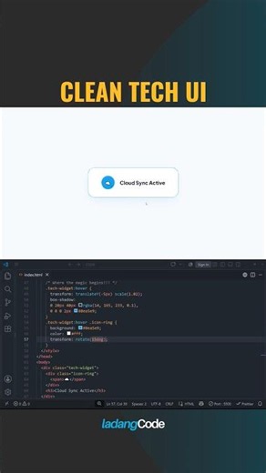 Clean Tech UI Color Palette ☁️ Light Blue & White CSS