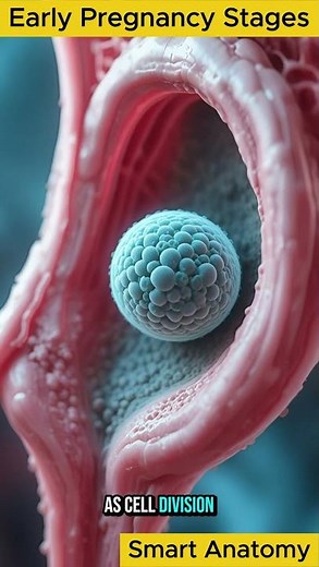 Early Pregnancy Stages | Blastocyst Formation 3D Animation